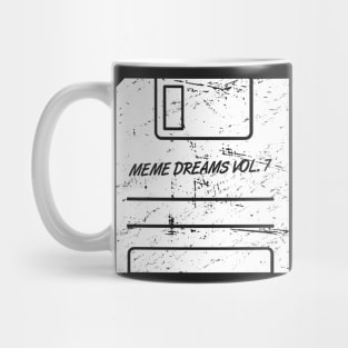 Meme Dreams - Aesthetic Vaporwave Floppy Disk Mug